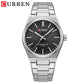 💎Herrenuhr mit einfachem Business-Stahlarmband