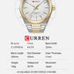 💎Herrenuhr mit einfachem Business-Stahlarmband