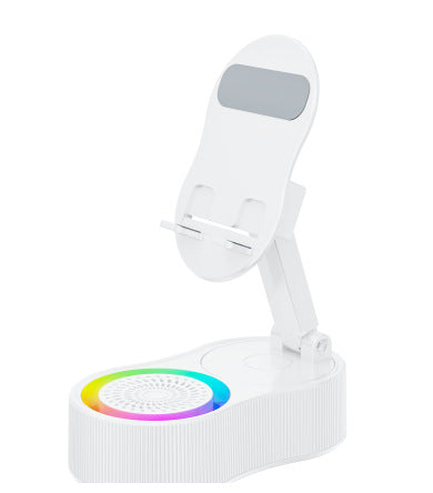5-in-1 Handyhalterung mit kabellosem induktivem Audio-Bluetooth-Lautsprecher