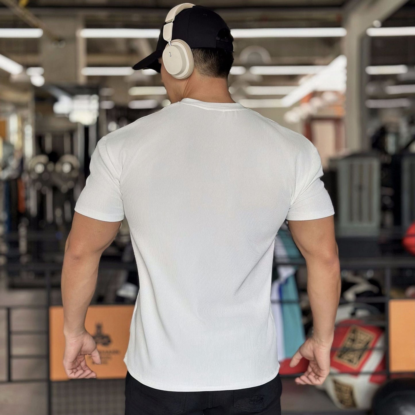 🔥 KAUF 2, BEKOMM 1 KOSTENLOS! 🏋️‍♂️👕 Männer V-Ausschnitt Kurzarm Muscle-Fitness-Shirt Perfekt sitzend, atemaktiv, zeigt deinen sportlichen Stil!