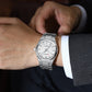 💎Herrenuhr mit einfachem Business-Stahlarmband