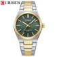 💎Herrenuhr mit einfachem Business-Stahlarmband