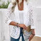 🏖️Sommer-Glamour Limited Edition💋Damen Eleganter Spitzenblazer mit  Ein-Knopf-Verschluss