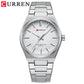 💎Herrenuhr mit einfachem Business-Stahlarmband