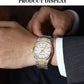 💎Herrenuhr mit einfachem Business-Stahlarmband