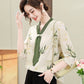 🔥Buy 2 get free shipping🔥Summer Fashion V-Neck Flutter Belt Chiffon Shirt