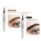 💜Heißer Verkauf-50% Rabatt💜3D-Wasserfester Microblading Augenbrauenstift mit 4-zackiger Spitze