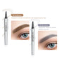 💜Heißer Verkauf-50% Rabatt💜3D-Wasserfester Microblading Augenbrauenstift mit 4-zackiger Spitze