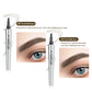💜Heißer Verkauf-50% Rabatt💜3D-Wasserfester Microblading Augenbrauenstift mit 4-zackiger Spitze