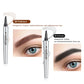 💜Heißer Verkauf-50% Rabatt💜3D-Wasserfester Microblading Augenbrauenstift mit 4-zackiger Spitze