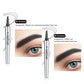 💜Heißer Verkauf-50% Rabatt💜3D-Wasserfester Microblading Augenbrauenstift mit 4-zackiger Spitze