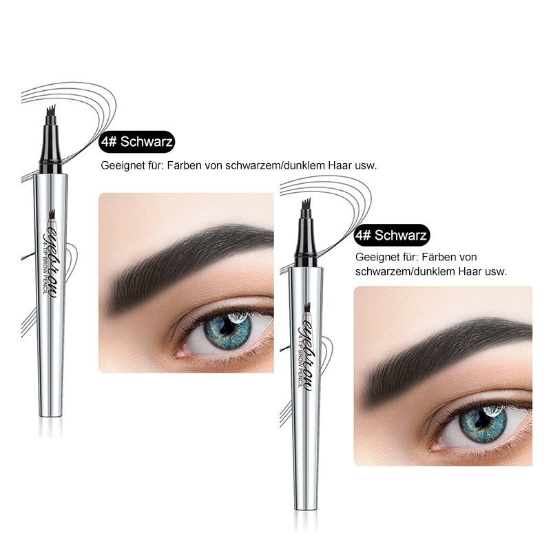 💜Heißer Verkauf-50% Rabatt💜3D-Wasserfester Microblading Augenbrauenstift mit 4-zackiger Spitze