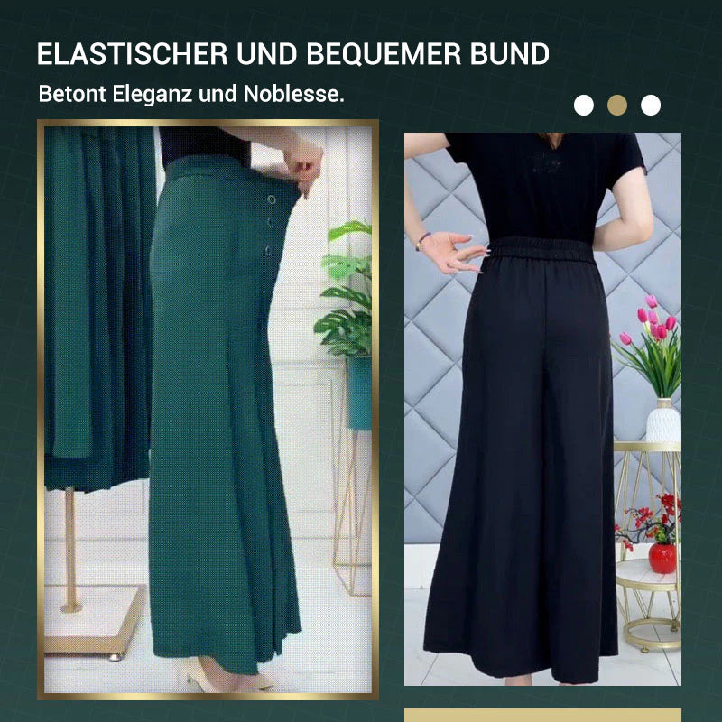 👖 50% RABATT JETZT ! 🔥 Falten-Weitbeinhosen – Schmeichelhafte Silhouette, Bequemer Tragekomfort & Vielseitiger Stil 💃