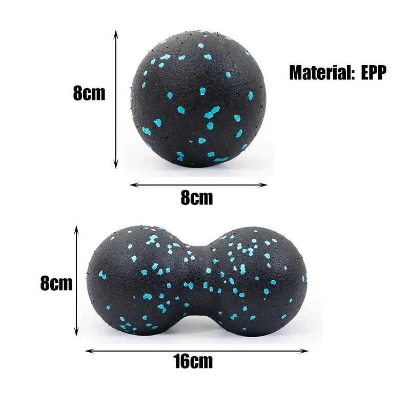 Erdnussförmiges Massageball-Set