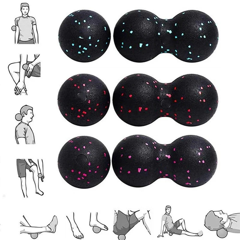 Erdnussförmiges Massageball-Set