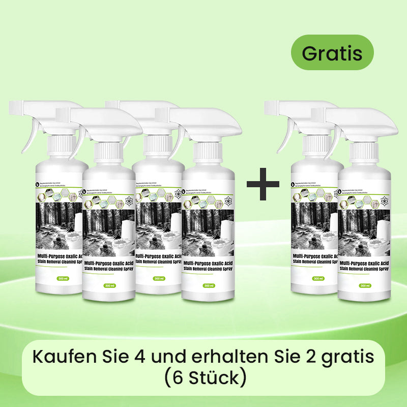 💖Kaufen Sie 2 und erhalten Sie 1 gratis. Kostenloser Versand✨Mehrzweck-Oxalsäure-Fleckenentfernungsspray💦