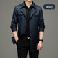 👔🍂Saisonale Sonderangebote – Herren-Windjacke mit doppelter Knopfleiste