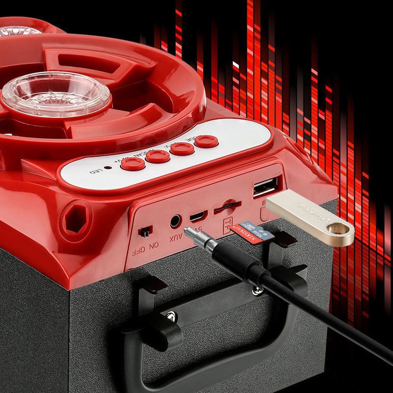 Pousbo® [Schockierende Klangqualität] Tragbarer Bluetooth-Lautsprecher