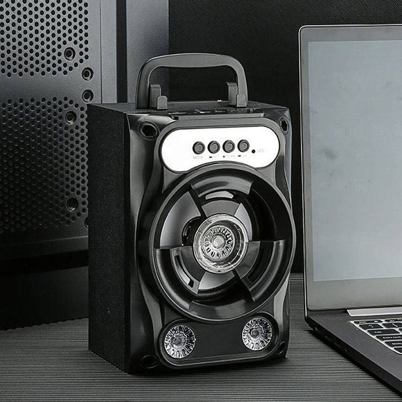 Pousbo® [Schockierende Klangqualität] Tragbarer Bluetooth-Lautsprecher