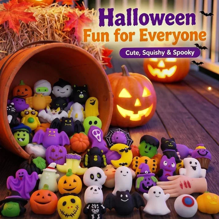 Halloween-Squishies-Set zum Stressabbau