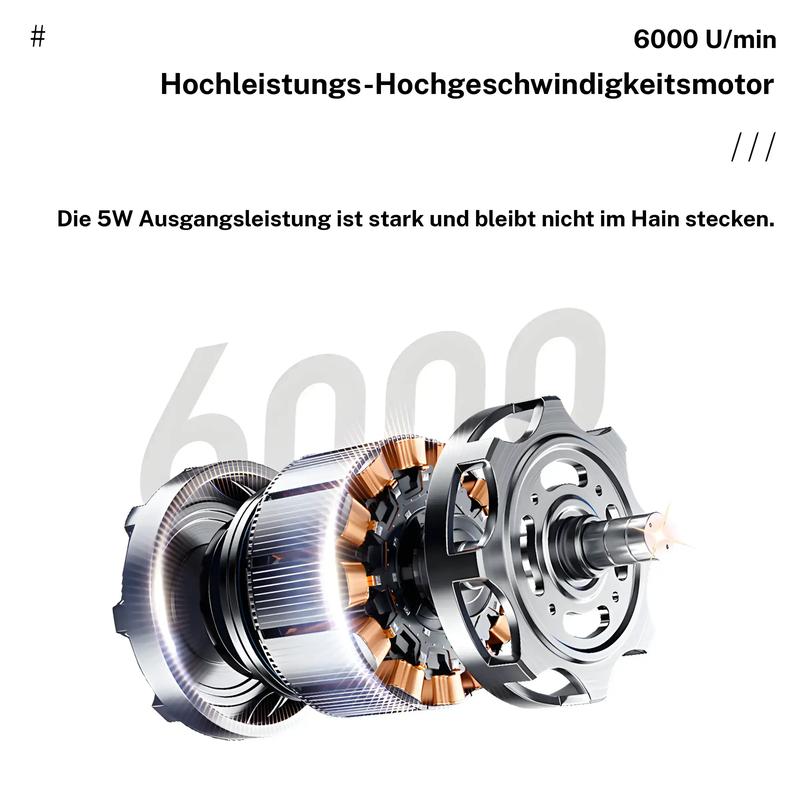 Kemei Km-2293 Digitaler Haarschneider mit Metallgehäuse, Lithium-Ionen-Akku