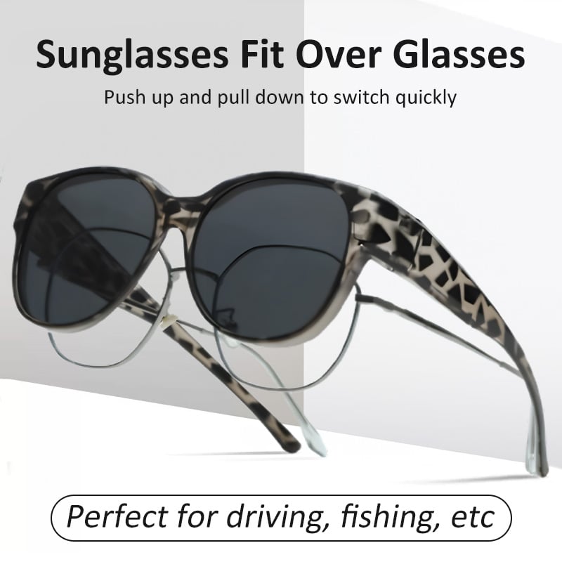 🔥Zeitlich begrenzte Aktion 49% Rabatt😎UV400 Schutz Überzieh-Sonnenbrille
