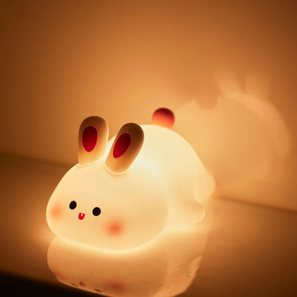 🔥Hot Sale 49% OFF🔥Big Face Rabbit Silicone Night Light