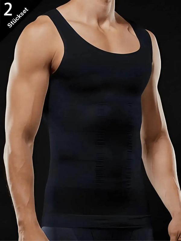 Kompressionsshirt für Herren, Slim Fit, figurformendes Unterhemd