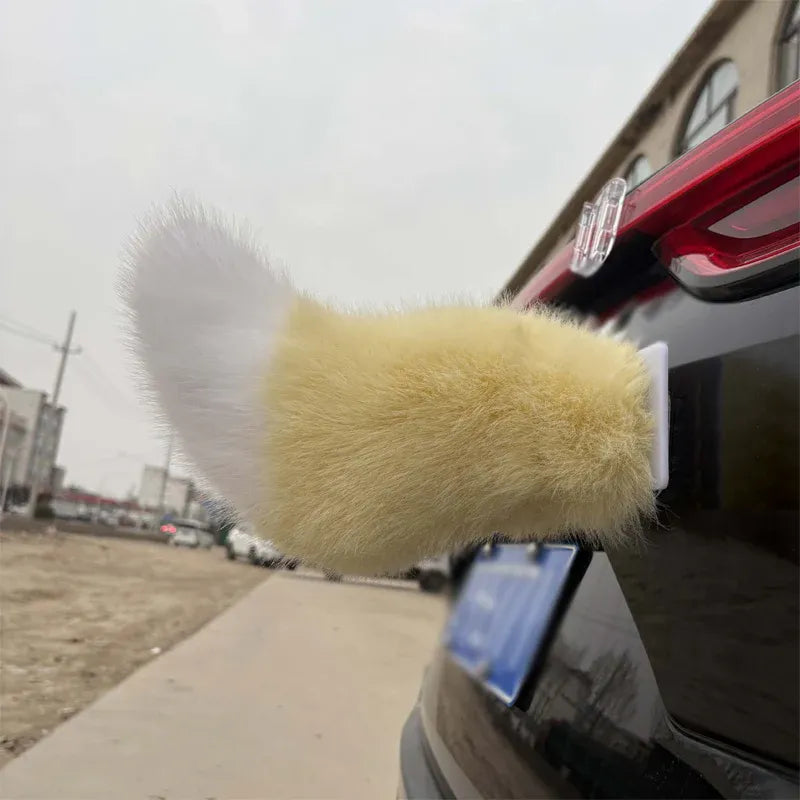 ⏳Nur für kurze Zeit 🚗🐾 Ferngesteuerter elektrischer Plüsch-Autoschwanz – Machen Sie Ihr Auto zum Hingucker