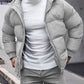Thermojacke mit Kapuze und Kordelzug für Herren