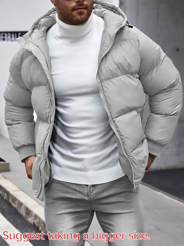 Thermojacke mit Kapuze und Kordelzug für Herren