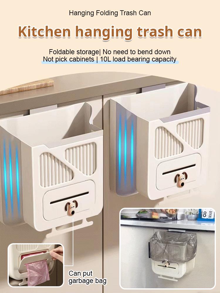 Klappbarer hängender Küchenabfalleimer