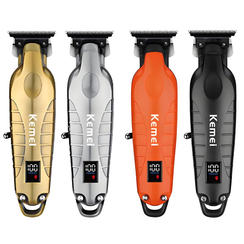 Kemei Km-2293 Digitaler Haarschneider mit Metallgehäuse, Lithium-Ionen-Akku