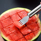💥HEISSER ANGEBOT: 1 + 1 gratis🔥🍉 Obst zubereiten ganz ohne Aufwand✨ 2-in-1-Obstschneider & -gabel – für schnelles und einfaches Servieren von Obst! 🍓