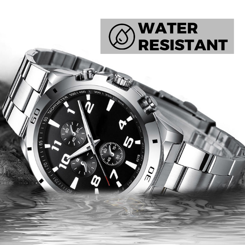 ✨2025 Brandneues Design - Heute mit 50% Rabatt kaufen!⌚Wasserdichte Quarzuhr mit Leuchtmasse