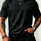 👕🔥 Herren-T-Shirt – strukturierter Aufdruck, reine Baumwolle, lockere Passform. 50% RABATT!