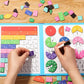 🧩 🎨Magnetisches Montessori-Bruchpuzzle aus Holz für Kinder