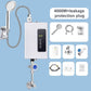 🚿 50 % RABATT & KOSTENLOSER VERSAND! ✨ Tankloser Warmwasserbereiter – digitale Temperaturregelung mit kompaktem Design für sofortige Warmwasserversorgung ⚡🌡️