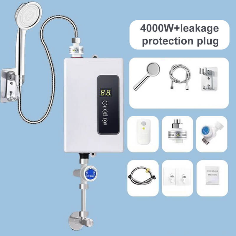 🚿 50 % RABATT & KOSTENLOSER VERSAND! ✨ Tankloser Warmwasserbereiter – digitale Temperaturregelung mit kompaktem Design für sofortige Warmwasserversorgung ⚡🌡️
