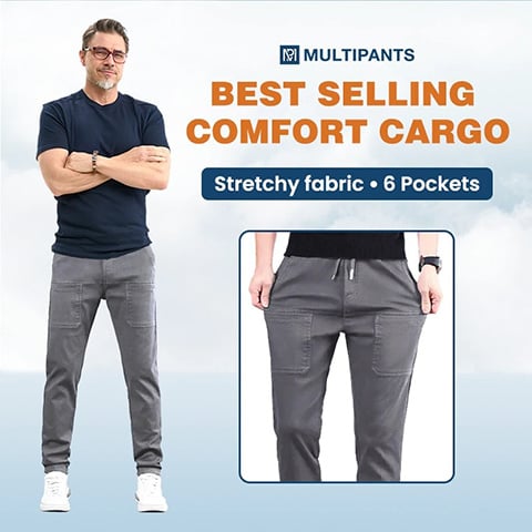 🎁Hot Sale 55% OFF🔥MultiPants – Strapazierfähige Cargohose mit hoher Elastizität und mehreren Taschen