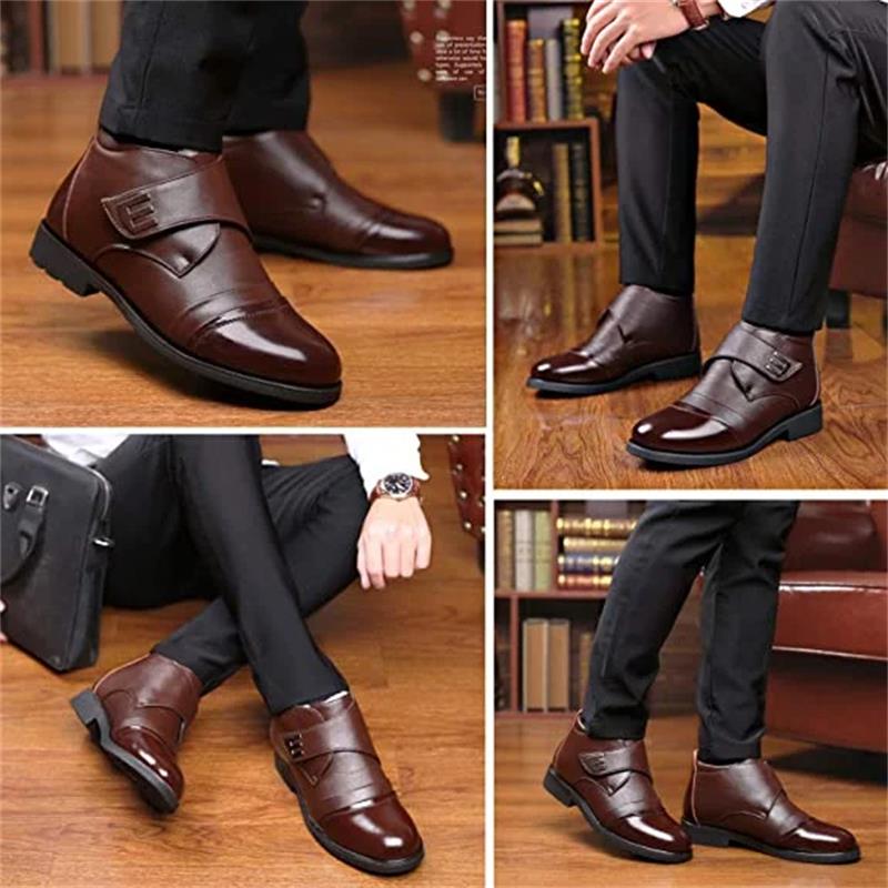 🔥Warme Herren Kunstfell gefütterte Ankle Snow Business Stiefel