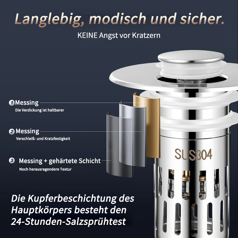 🔥Universelles Abflusssieb aus Edelstahl