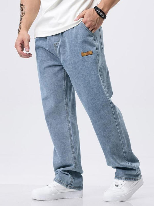 👖 49% RABATT! 🕶️ Herren Lässige Lockere Jeans – Bequemer Weitenschnitt, Strapazierfähiges Denim & Zeitloser Style 👖