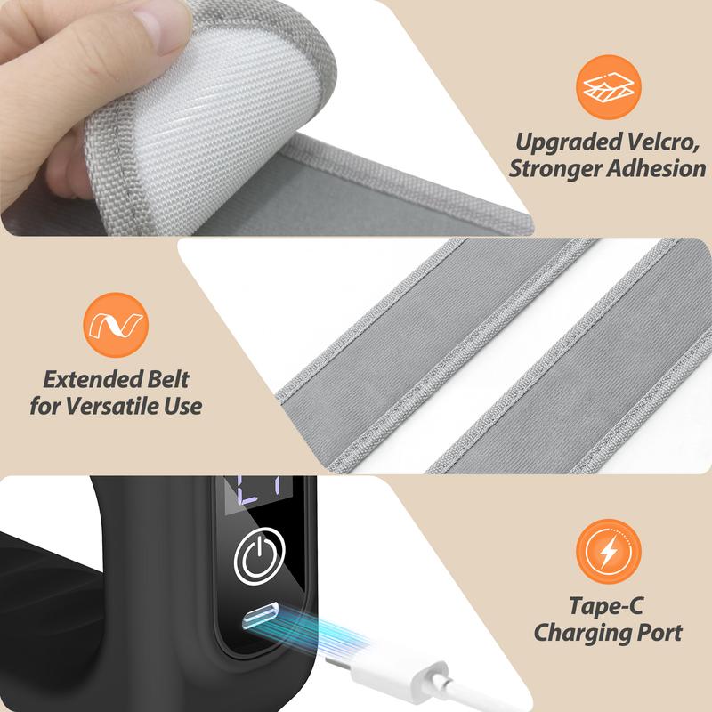 3-in-1-Vibrationsmassagegerät mit Faszienring