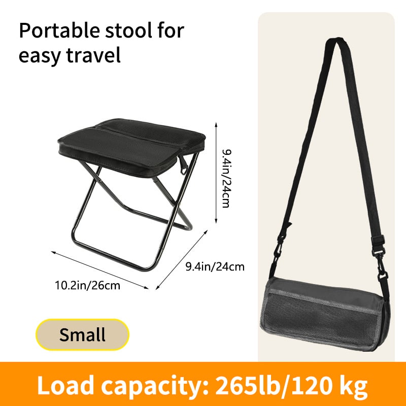 Ultraleichter Klapphocker – trägt bis zu 120 kg