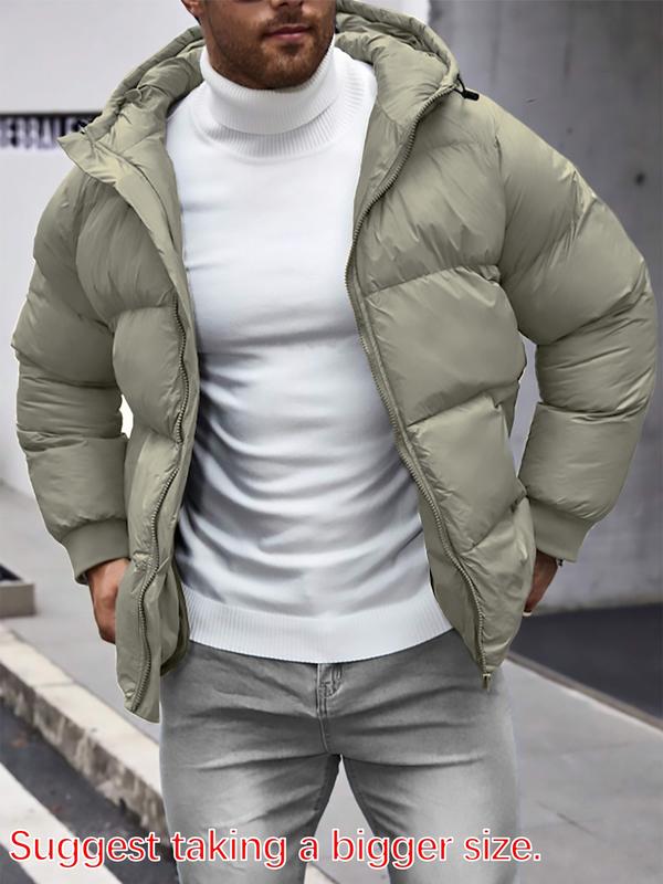 Thermojacke mit Kapuze und Kordelzug für Herren