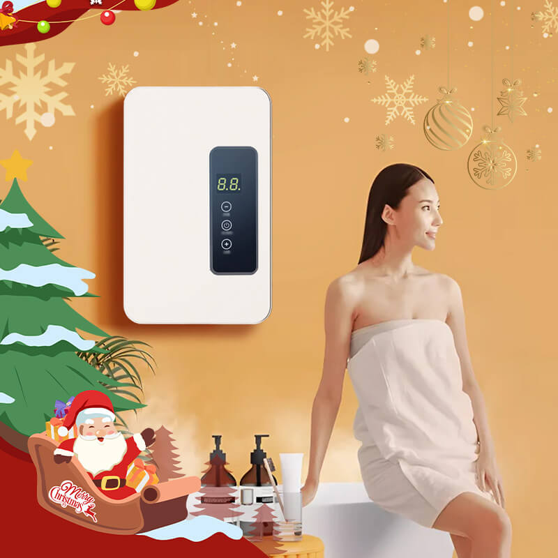 🚿 50 % RABATT & KOSTENLOSER VERSAND! ✨ Tankloser Warmwasserbereiter – digitale Temperaturregelung mit kompaktem Design für sofortige Warmwasserversorgung ⚡🌡️