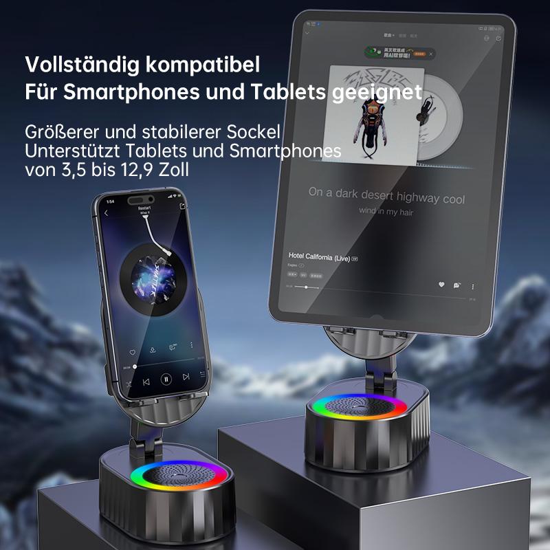5-in-1 Handyhalterung mit kabellosem induktivem Audio-Bluetooth-Lautsprecher