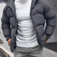 Thermojacke mit Kapuze und Kordelzug für Herren