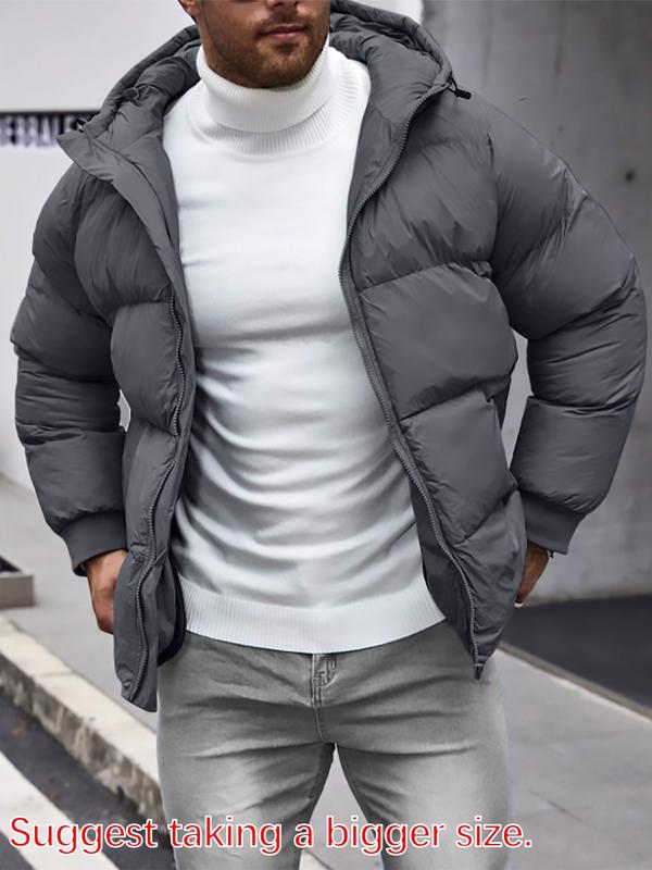 Thermojacke mit Kapuze und Kordelzug für Herren